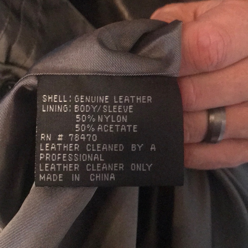 Black Leather Jacket - Picture 6 of 6